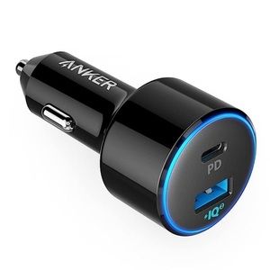 Anker USB C Car Charger, 49.5W PowerDrive Speed+ 2 Adapter with One 30W PD Port